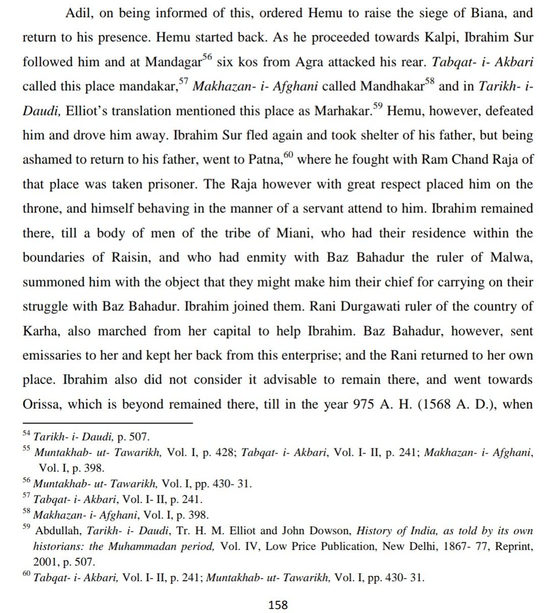 How many of you knew that Rani Durgavati of Garh Katanga wanted to join the confederacy of Ibrahim Khan Sur and a few chiefs of the Maini tribe against Baz Bahadur of Malwa?