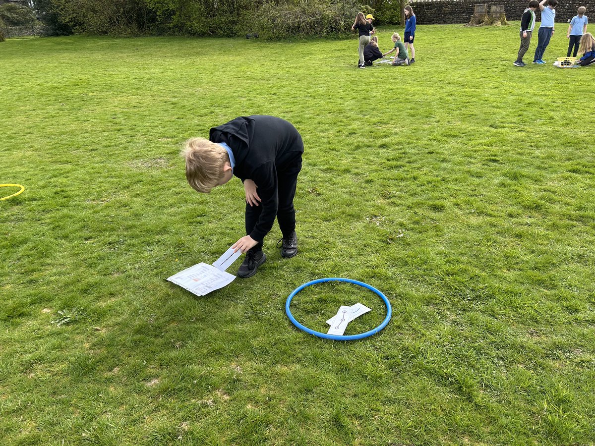 Class 3 and 4 orienteering today focussed on symbols used in traditional orienteering maps. The children had to learn the symbols then match them up to the words using a key as part of a relay race. 🏃 🗺️ 🧭 #ConistonCEPrimaryPE #Orienteering #ConistonCEPrimaryKS2