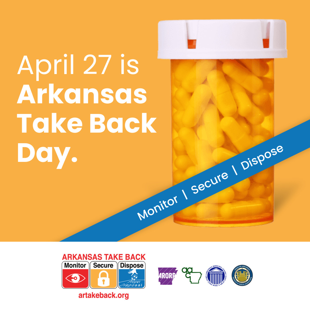 It's @artakeback Day & more than 100 events are being held across the state from 10 a.m. to 2 p.m. Visit artakeback.org and enter your zip-code. Today's Take Back events are marked with blue map pins & permanent, year-round collection sites are noted in red. #TakeBackDay