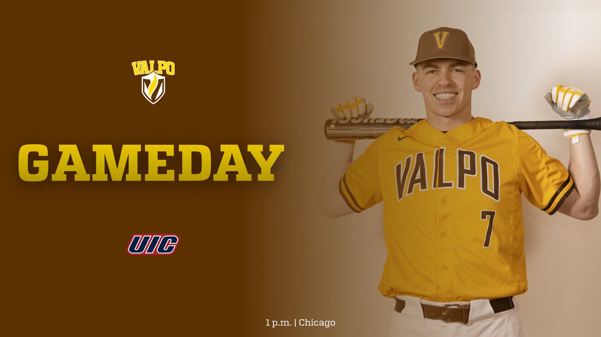 One more in Chi-Town. 🆚: UIC 📍: Chicago, Ill. ⏰: 1 p.m. 📺: ESPN+ bit.ly/4a3peVq 📈: statb.us/b/497344 #GoValpo @ValpoBaseball