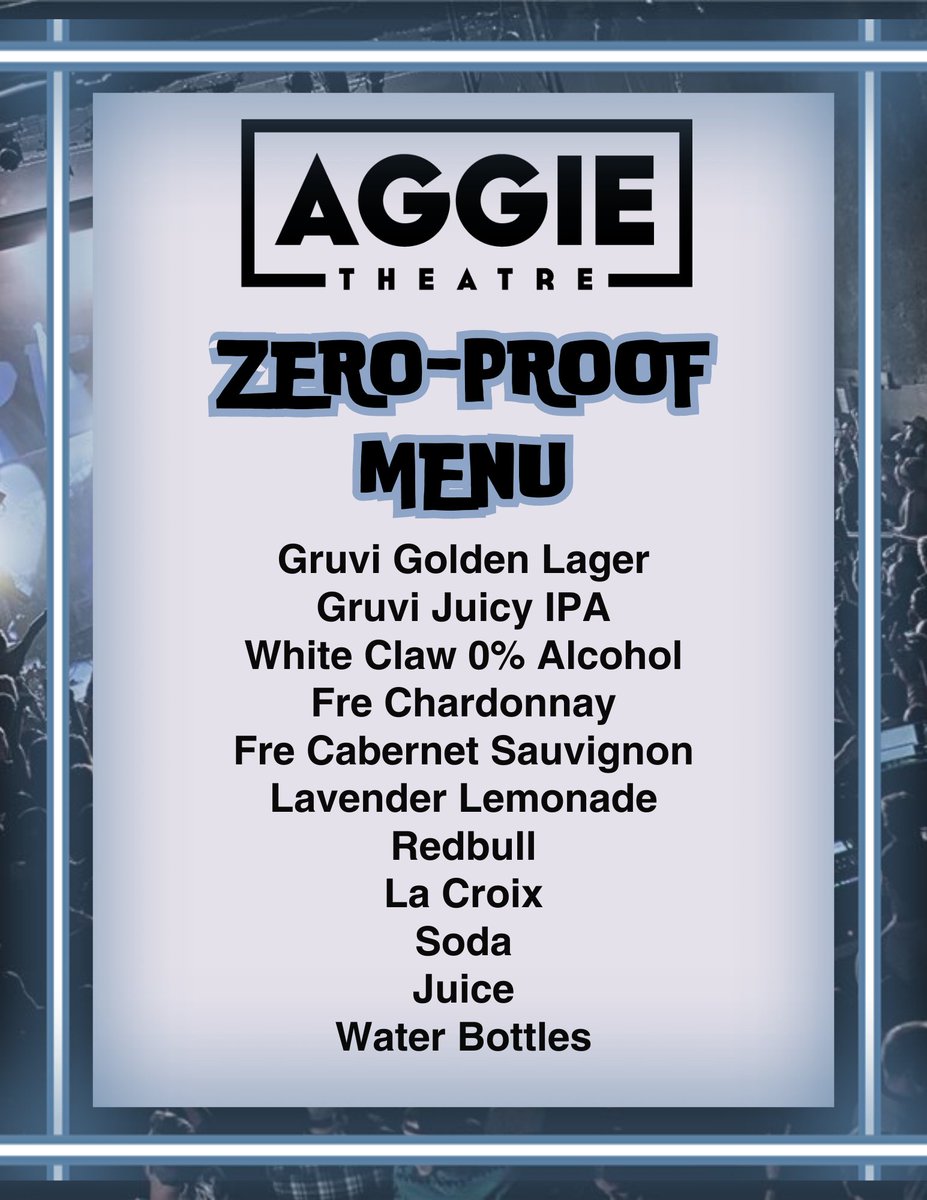 We've got some delicious new zero-proof drink options! Check out our options below: