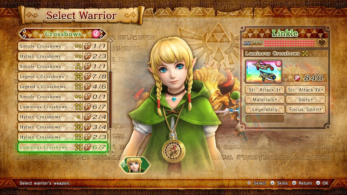 All right! Time to clear Survival Battle Level 4 with the Legends cast! Fun fact: Aira, the OC of Gemstone Journeys, is partly inspired by Linkle. Aira idolizes the Emerald Hero. #HyruleWarriors #NintendoSwitch