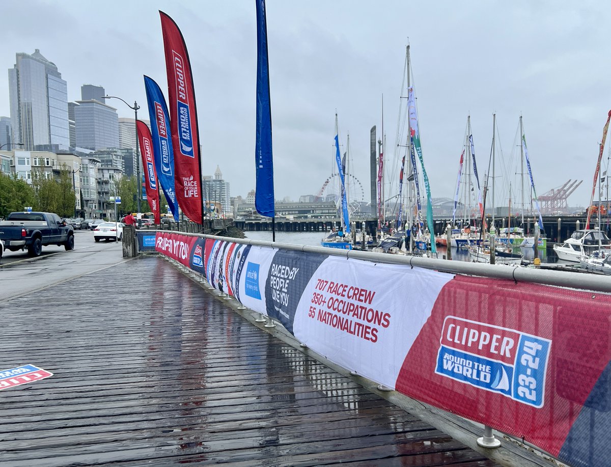 The fleet of 70-foot @ClipperRace ocean racing yachts have arrived in Seattle. Visit Bell Harbor Marina April 29 to May 1, to tour a yacht and learn more about the Clipper Race. Details → discover.clipperroundtheworld.com/seattle/