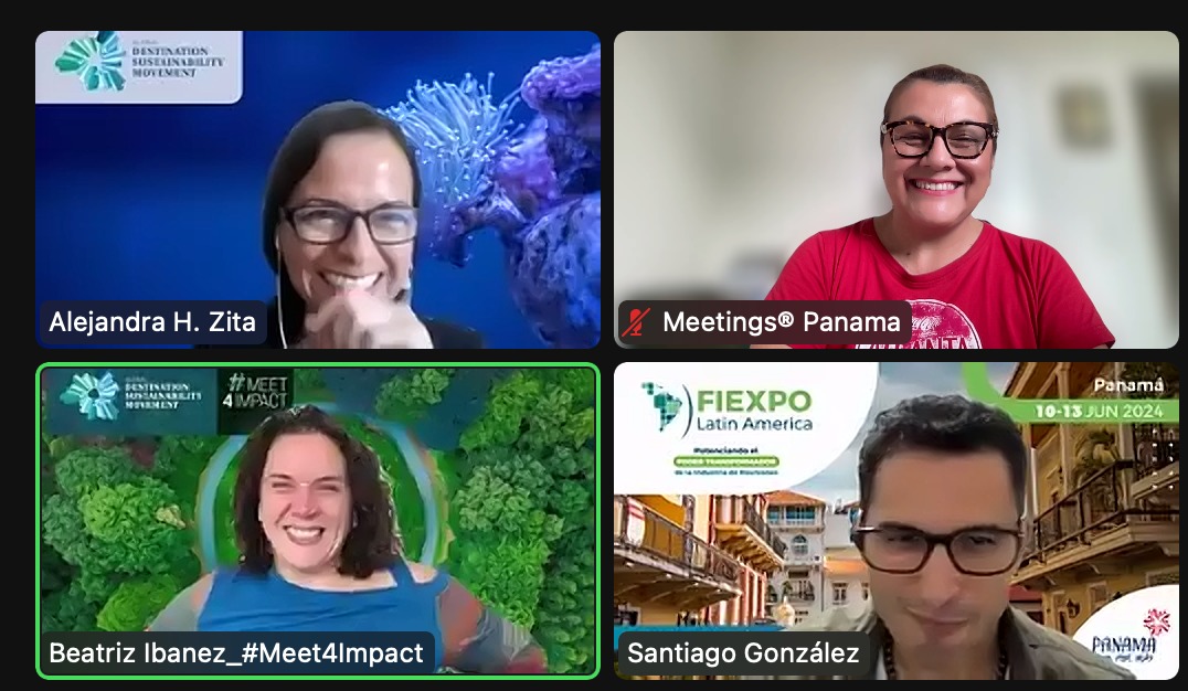 ¡Hoy dimos otro paso significativo hacia la construcción de eventos regenerativos en nuestra región!
·
Junto al equipo de Global Destination Sustainability Movement y #MEET4IMPACT, continuamos capacitándonos y extendiendo nuestro conocimiento a la cadena de valor de Panamá.