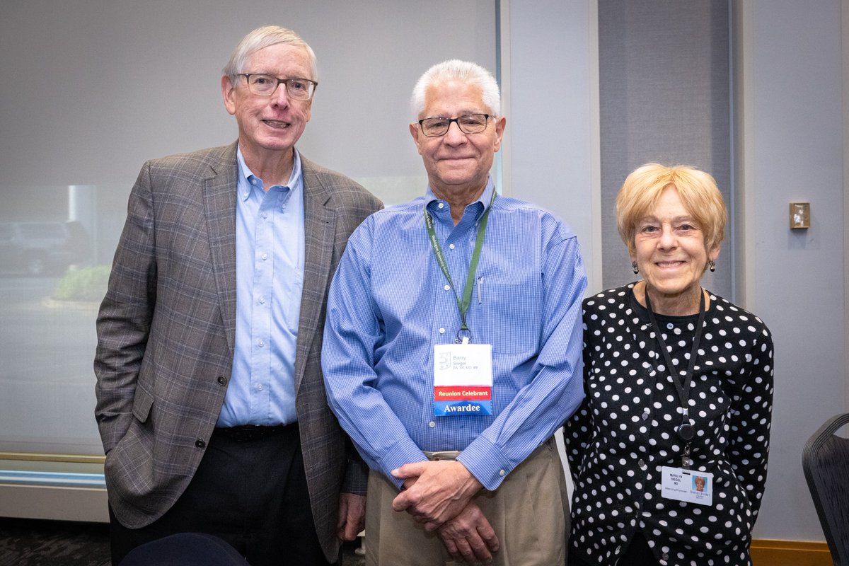 Barry Siegel, MD, was selected as an Alumni Achievement Awardee by the @WUSTLmed Alumni Association. In his 50-year career with MIR, Siegel’s work has been essential to the development of PET clinical services. mir.wustl.edu/siegel-receive…