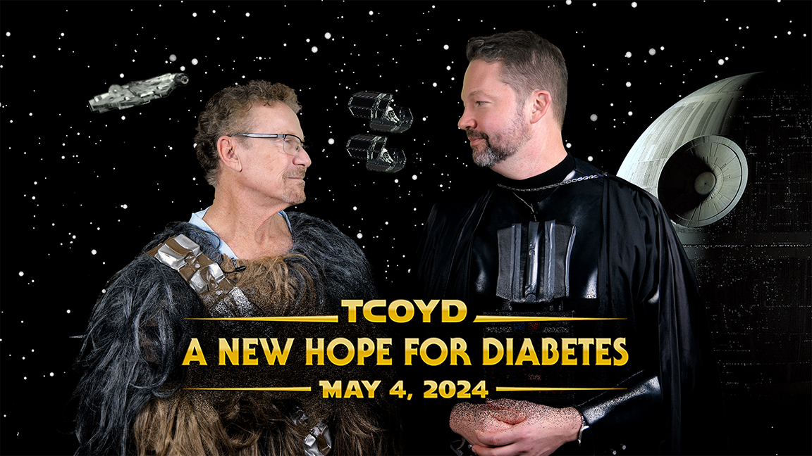 🌟 Attention Type 1's and Type 2's! Airing on May the Fourth...how could we not tie our newest edutainment event in with May the Force Be with You? Specially designed tracks with the latest and greatest topic for diabetes management! Register today: bit.ly/3Q2VT6g