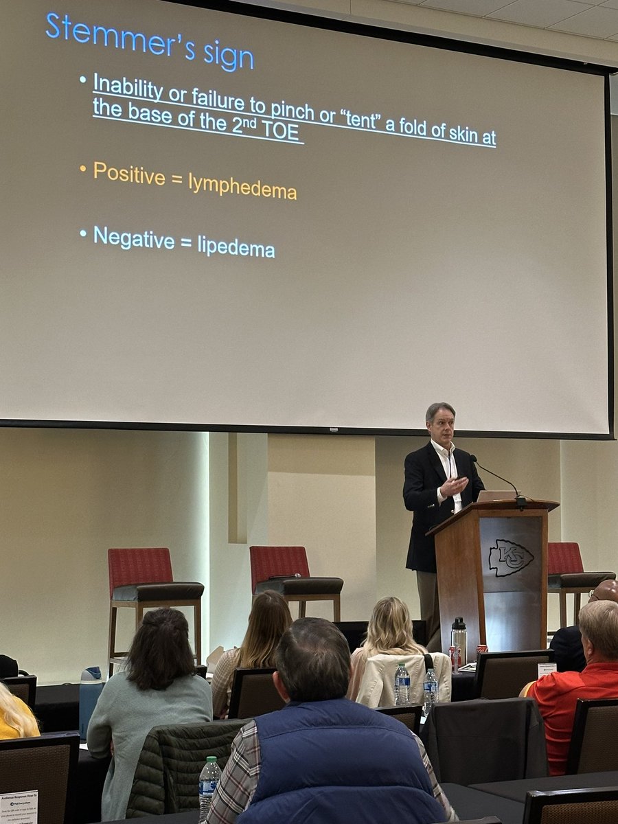 Dr. Steven Dean from @OSUWexMed gave a great talk on all things lymphedema! #kcvascularsymposium2024 #vascular