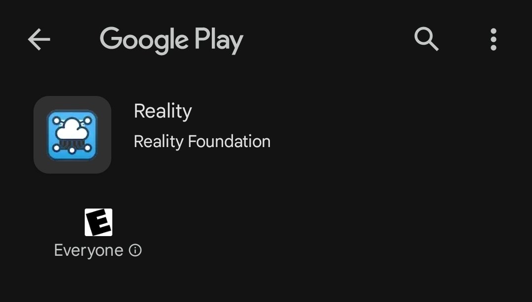 Reality is here ⬇️ play.google.com/store/apps/det… Discussion is here ⬇️ t.me/DagnumPI/154191