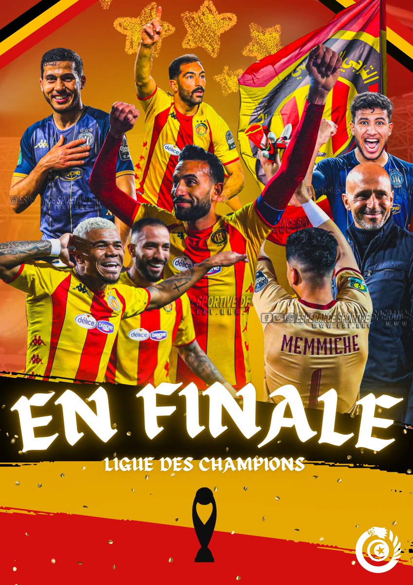 🚨 L’ESPÉRANCE DE TUNIS SE QUALIFIE POUR LA FINALE DE LA LIGUE DES CHAMPIONS ! ❤️💛🇹🇳