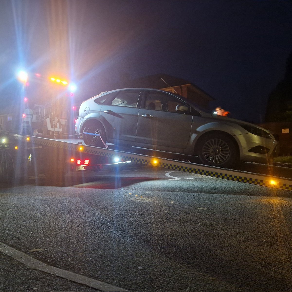 This abandoned vehicle was recovered by the team this evening from the #Aldridge area. It had been previously reported stolen and found to be on cloned plates. Owner of the vehicle has been made aware. 🚙👮🏻‍♂️