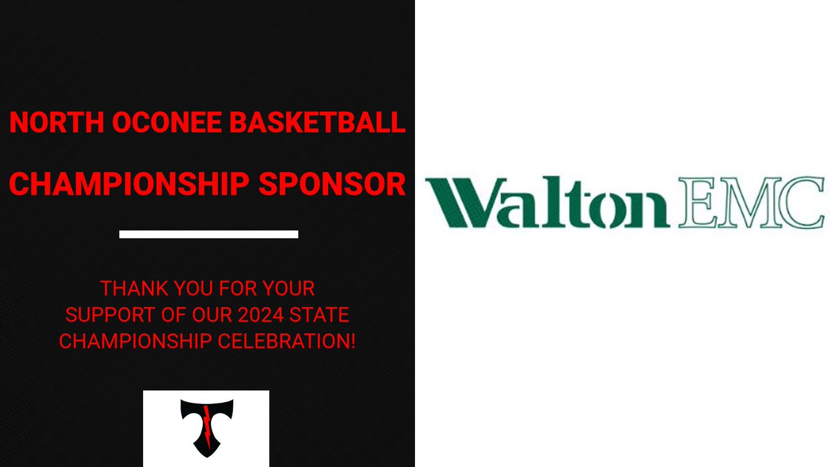 Thank you to Walton EMC for their support of our State Championship Celebration!