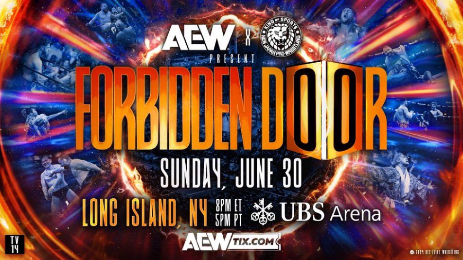 #AEWxNJPW’s #ForbiddenDoor is one of my favorite shows all year. I’m manifesting again that I can be there the 3rd year in a row - to get the scoop perhaps? 🎤 🙏 ✨ Come on, universe. 💖 🙏 ✨💖 #NJPW #AEW #AEWDynamite #AEWRampage