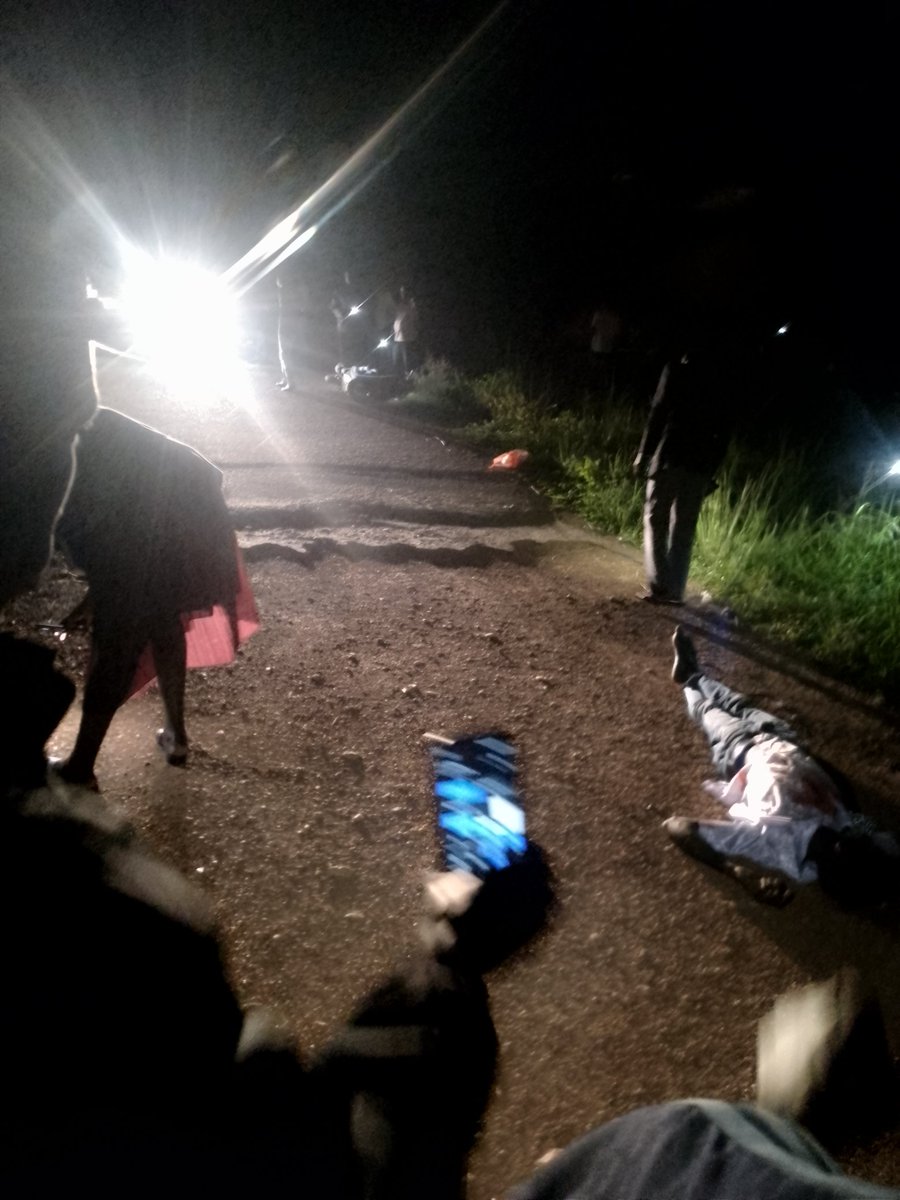 #Breaking A man only identified as Patrick Olinga a second year student at Soroti pharmaceutical college has been shot dead in Kampswahili few meters off Moroto road along Madera road near Jon Roz this evening. Body still lying at the scene. Developing story...