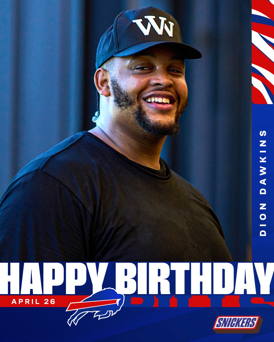 We interrupt our Draft coverage for a very special announcement... HAPPY BIRTHDAY, @DDawkins66!! 🥳 #BillsMafia