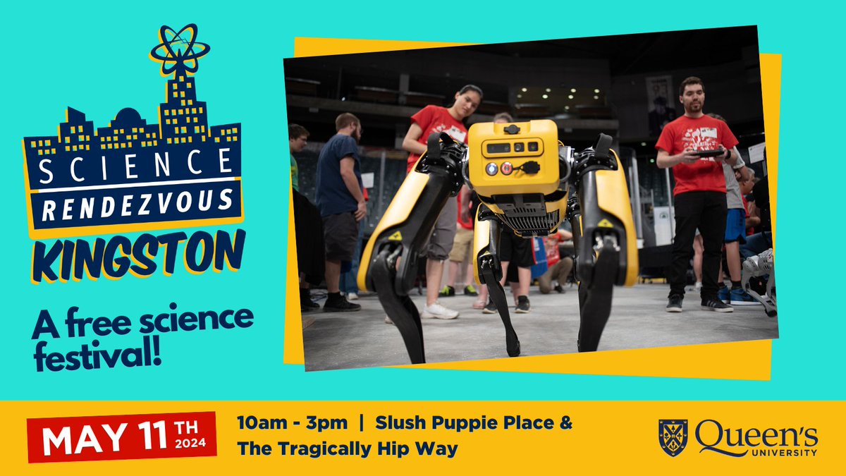 #SRKingston2024 and @IngenuityLabs invite you to meet robots, including a robotic dog! Immerse yourself into hands-on virtual reality and haptics technology. The fun is REAL! 🤖🐕💻 Learn more about our booths ➡️ bit.ly/3mnRTBj | #SciRen #SciRenInnovate