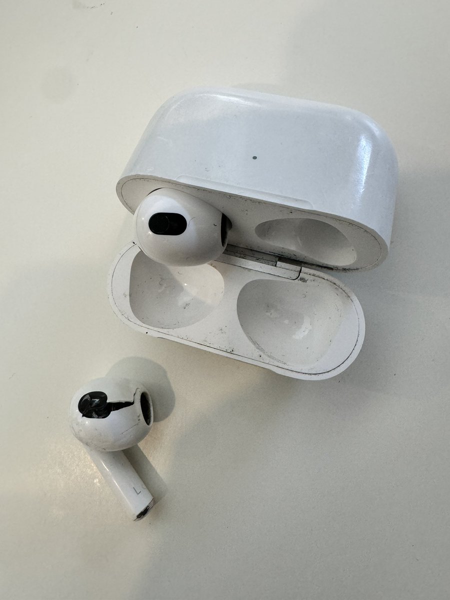 The good news is Find My worked. The bad news is a car ran over the AirPod…