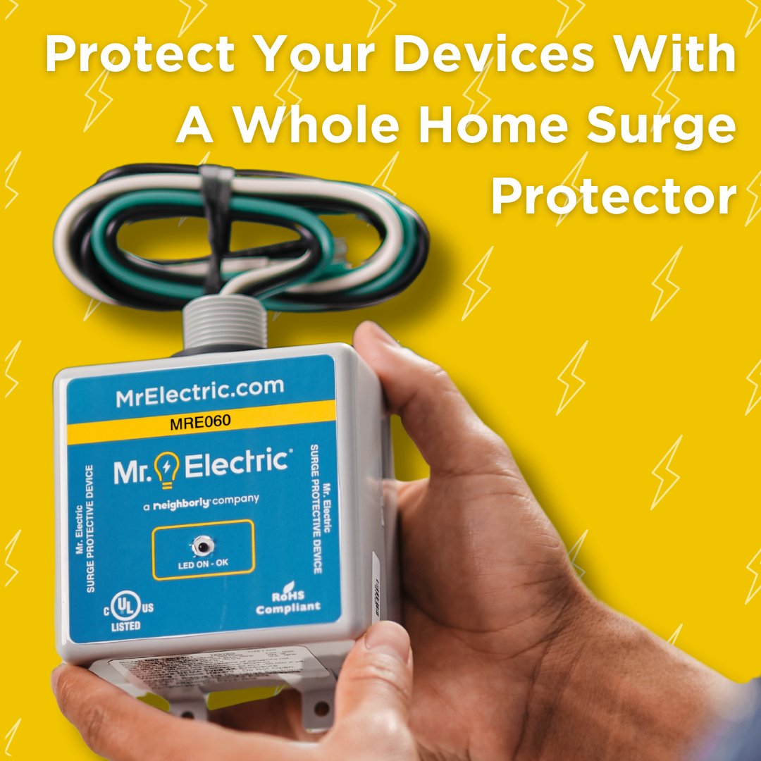 April showers bring... electrical surges?☔️⚡

Protect your devices with surge protectors – the ultimate defense against power spikes and surges.

Contact us today to get surge protectors installed and safeguard your home!