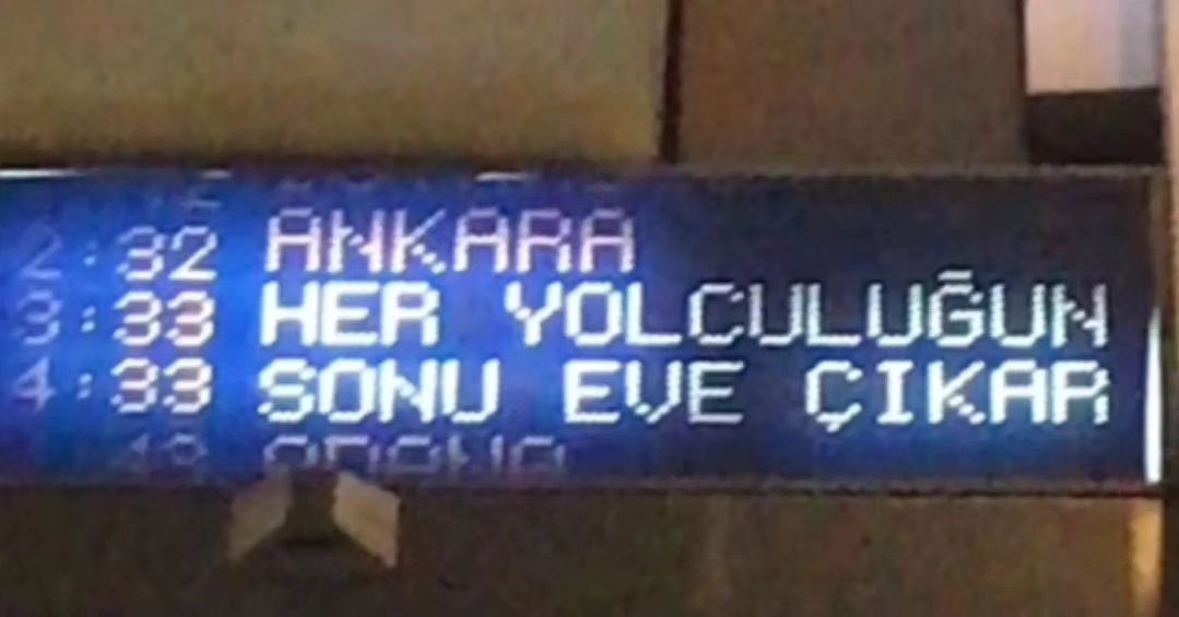 her yolculuğun sonu eve çıkar