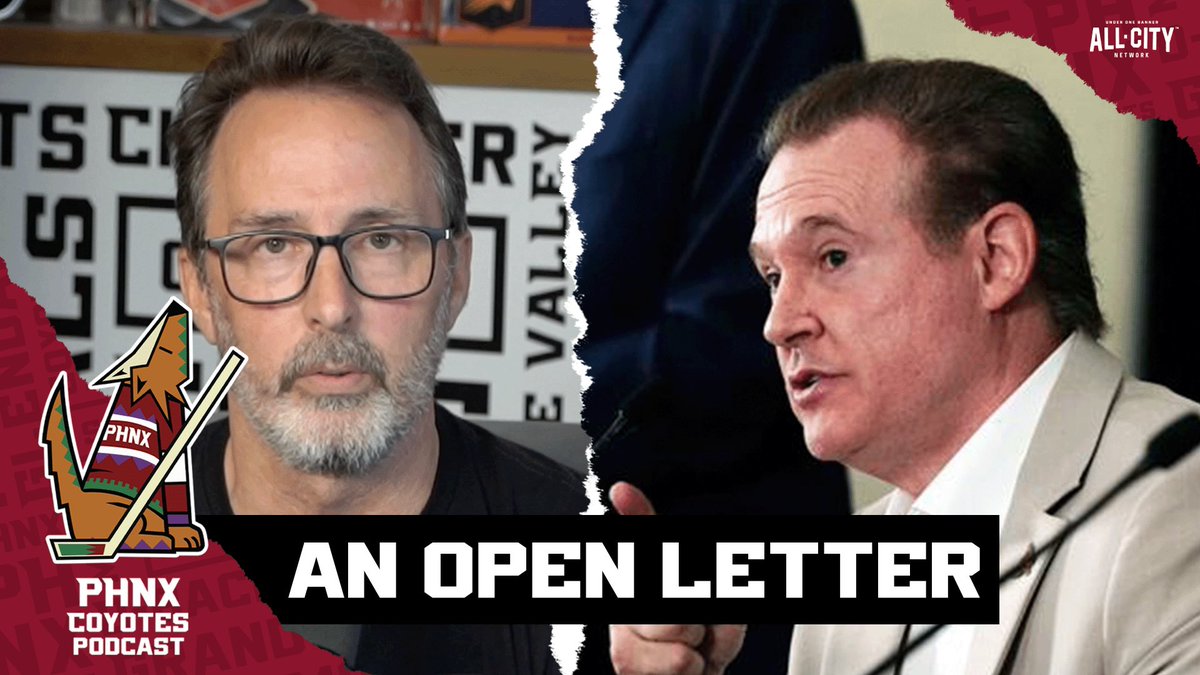 ✏️✍️📝 As the @PHNX_Coyotes show becomes “inactive” i had the time to reflect and put my thoughts into an open letter to AZ Coyotes owner, Alex Meruelo. As a former employee, i wanted to make sure that those that didnt have a voice could be heard. youtu.be/2HGH5vtwL0o?si…