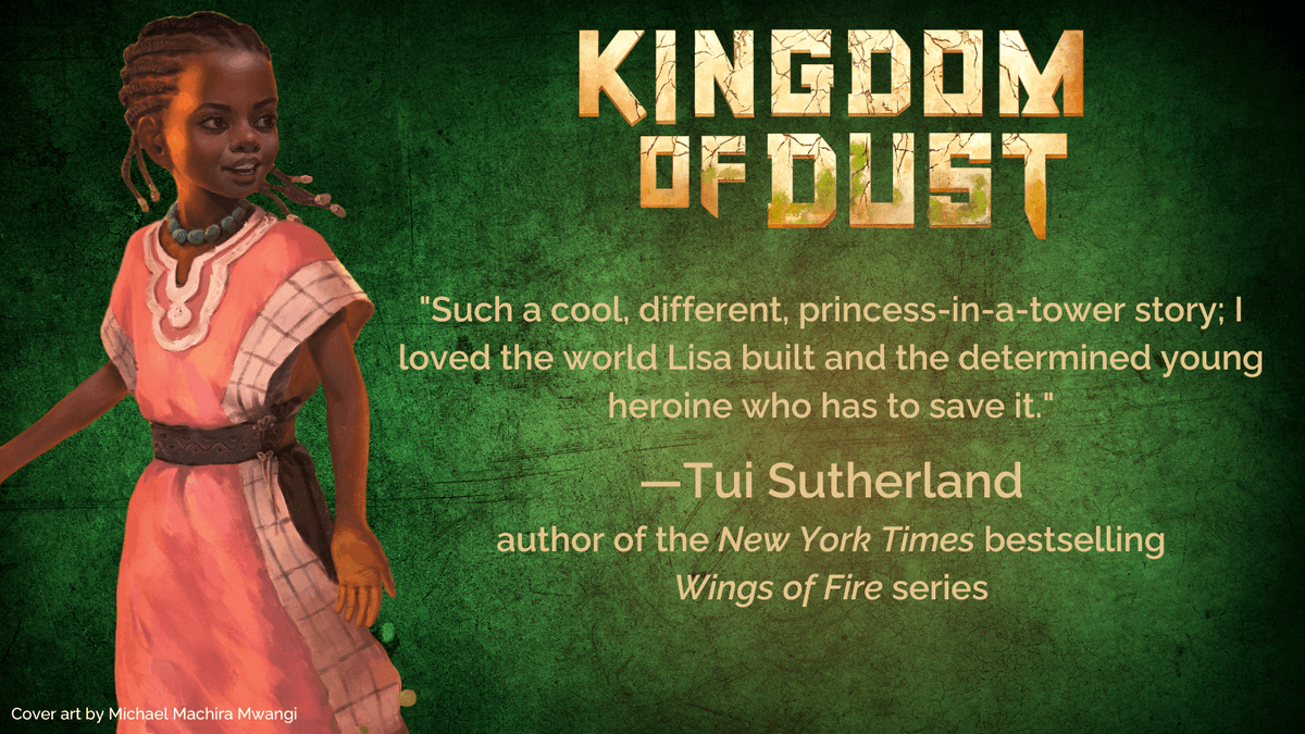 Our last blurb comes from one of the kindest authors I know, the talented Tui Sutherland, author of the fabulous WINGS OF FIRE series. Thank you, Tui! @HarperChildrens @QuillTreeBooks 1/3