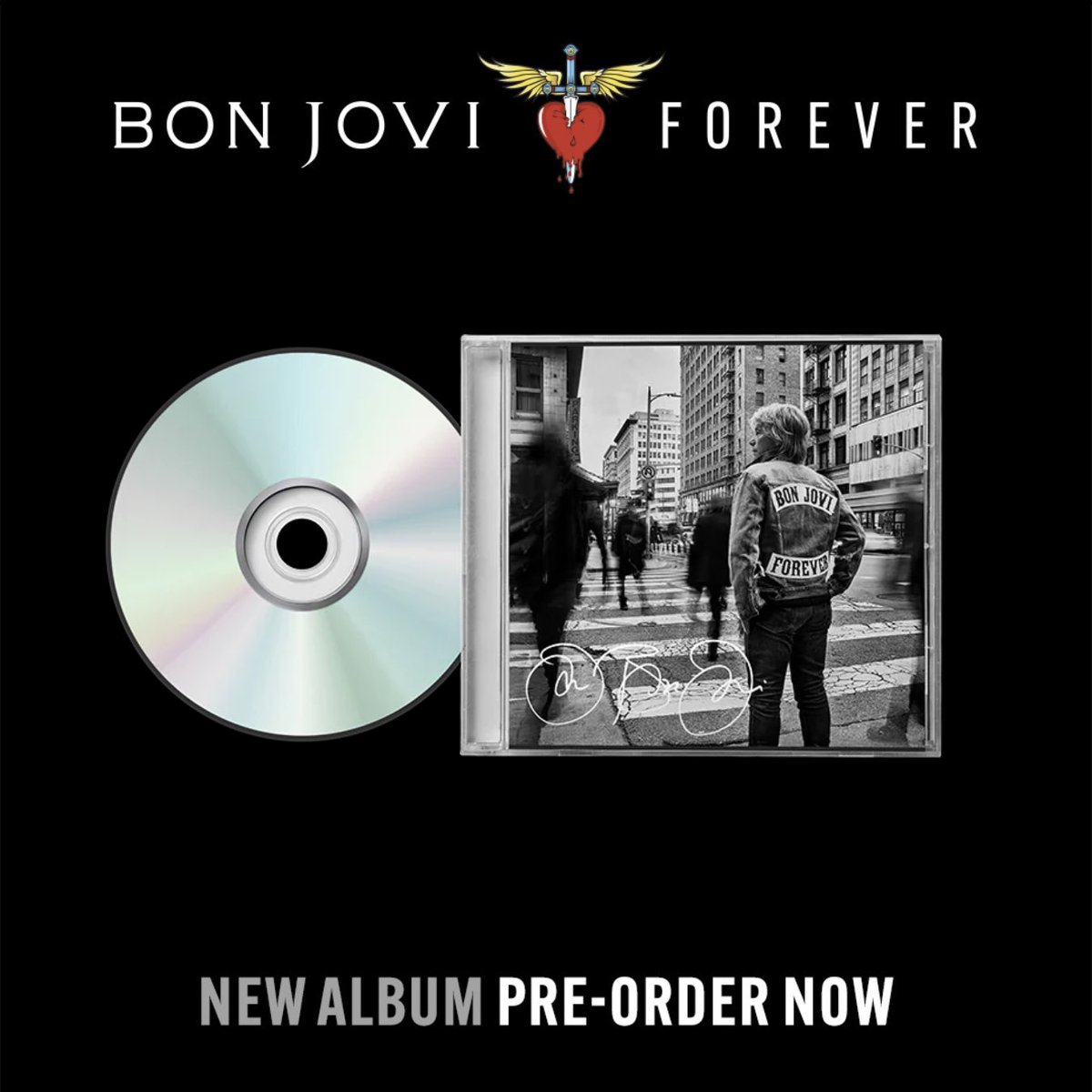 RESTOCK! 💿 Due to overwhelming demand, we've restocked a LIMITED number of 'Forever' Signed CDs in our store. Pre-order: shop.bonjovi.com/products/forev…