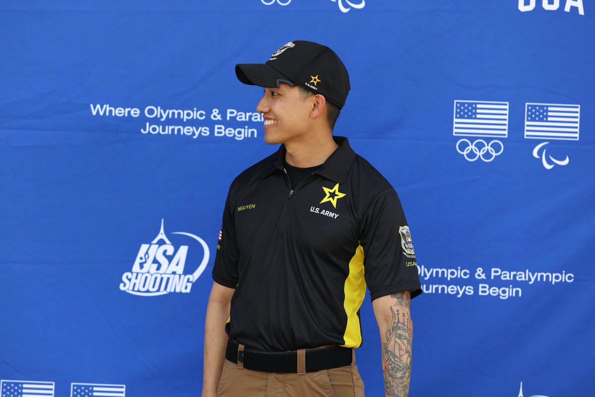 Kevin Nguyen qualified for his 2nd Paralympic Games in R6 Rifle for #Paris2024! Nguyen is a Tokyo 2020 Paralympian and a SSG in the U.S. Army Marksmanship Unit. Wish him good luck in Paris this fall 🇺🇸

#MTUSA #OneForAll