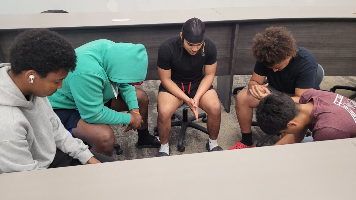 #ManorFCA was different today. Breakfast and fellowship were the same, but then we prayed. No lesson, I spoke to them briefly about the power of prayer, then we prayed. Boys and girls prayed in small groups, then we came together and prayed together. #Blessed