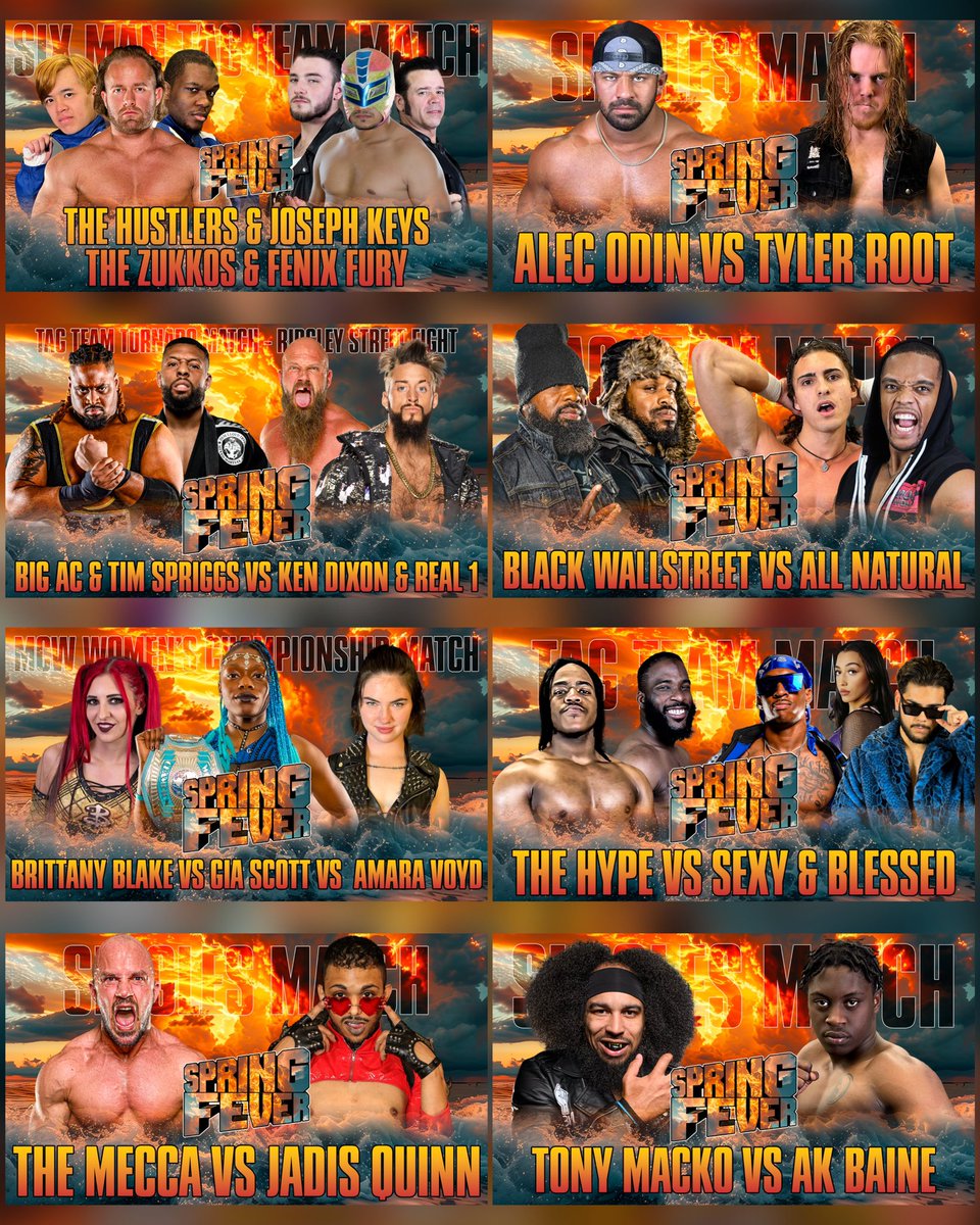 🚨 S A T U R D A Y N I G H T 🚨 #MCWProWrestling returns to the Eastern Shore of #Maryland and the Ridgely VFD🚒 THIS SATURDAY NIGHT for the final stop on the 2024 #MCWSpringFever Tour‼️ Take advantage of the Family 4️⃣ Pack of discounted tickets and enjoy a night of action &…