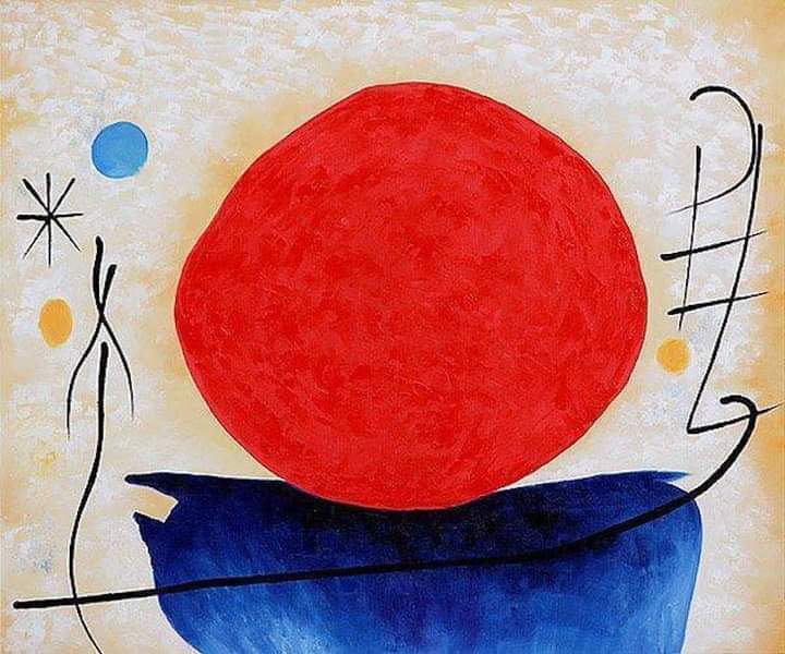 Red sun 1967. Joan Miró