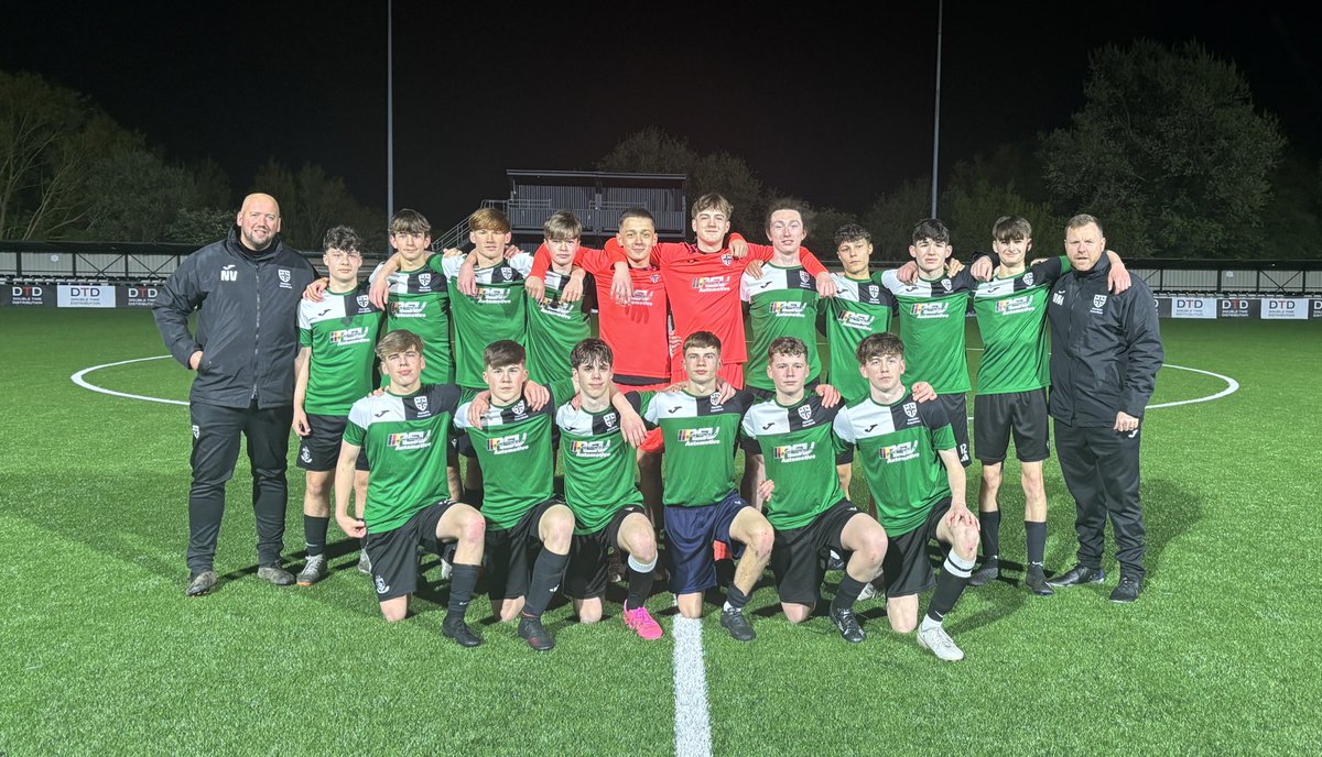 🟢⚫️ NATIONAL FINALISTS ⚫️🟢

Well done to our U15’s who have made the national final. A great result tonight  v a good @WSB14s . As expected it was a proper battle. The lads will now play in the final at the end of May @WSFA_InterAssoc