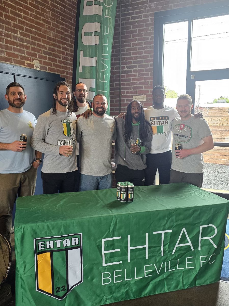 The NEW official beer of @EhtarFC, now available at every home game, Millpond, and @curedand!

EHTAR is a National Premier Soccer League (NPSL) Tier 1 national team out of Belleville IL! We're excited to announce an official #Millpond brew for the local club.