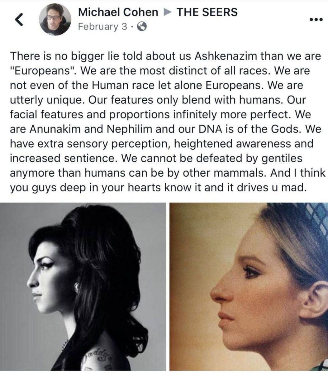 Jewish man claims that jews aren't human but actually Nephilim.