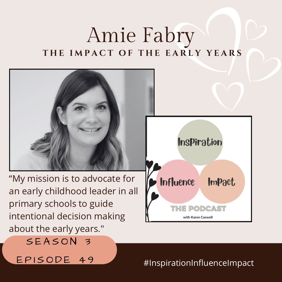 Ep 49 guest @amie_fabry shares her passionate advocacy for the early years, and her work supporting educators and leaders to provide quality early years education so that children thrive holistically. 

🎧 👉🏼 linktr.ee/KarenCaswell

#authenticityinedu #inspirationinfluenceimpact