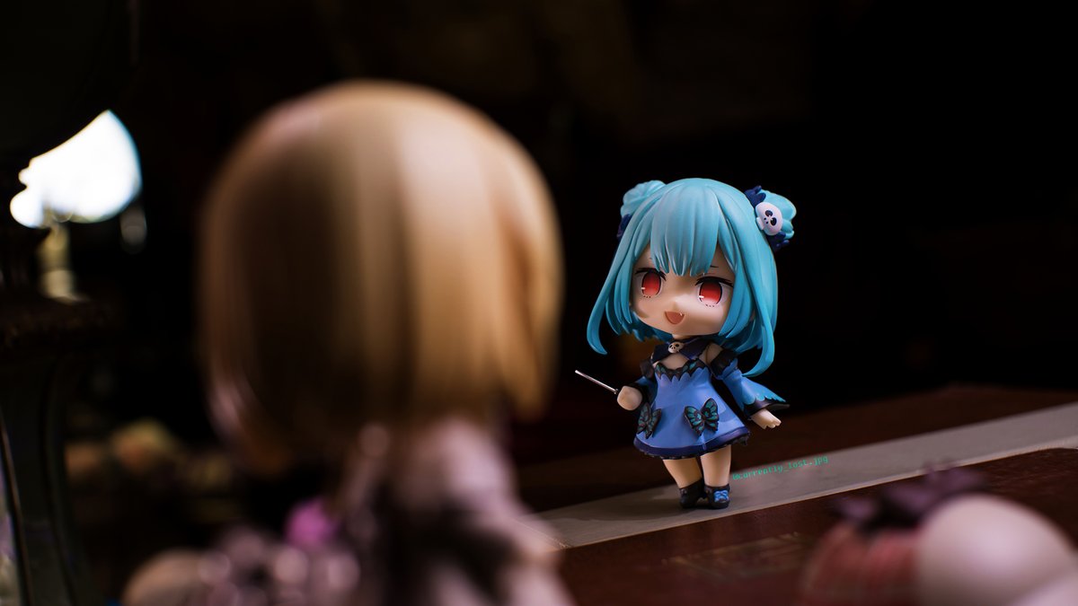 A challenger appears!  #絵クロマンサー #ameliaRT #hololive #nendoroid #GSCfiguresIRL #nendography