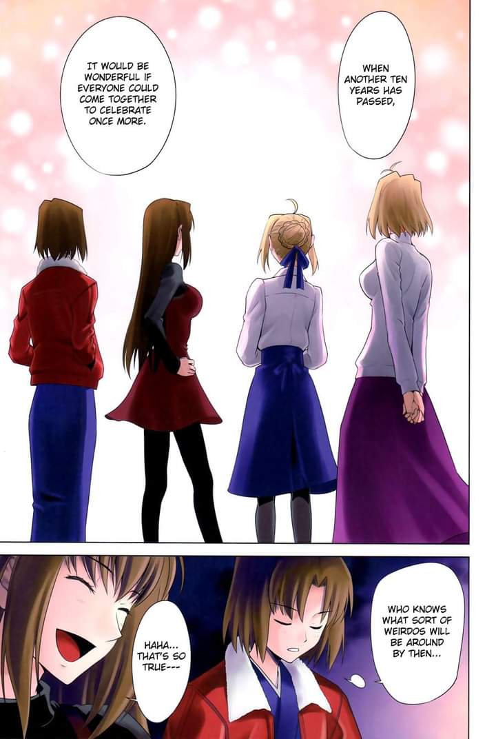 TypeMoon Heroines united again ten years later......but will they talk to each other?