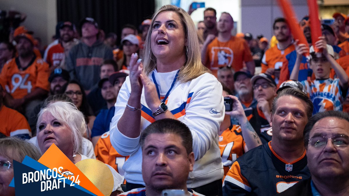#BroncosCountry showed 🆙 with all the energy for the #BroncosDraft party last night! 🤩
