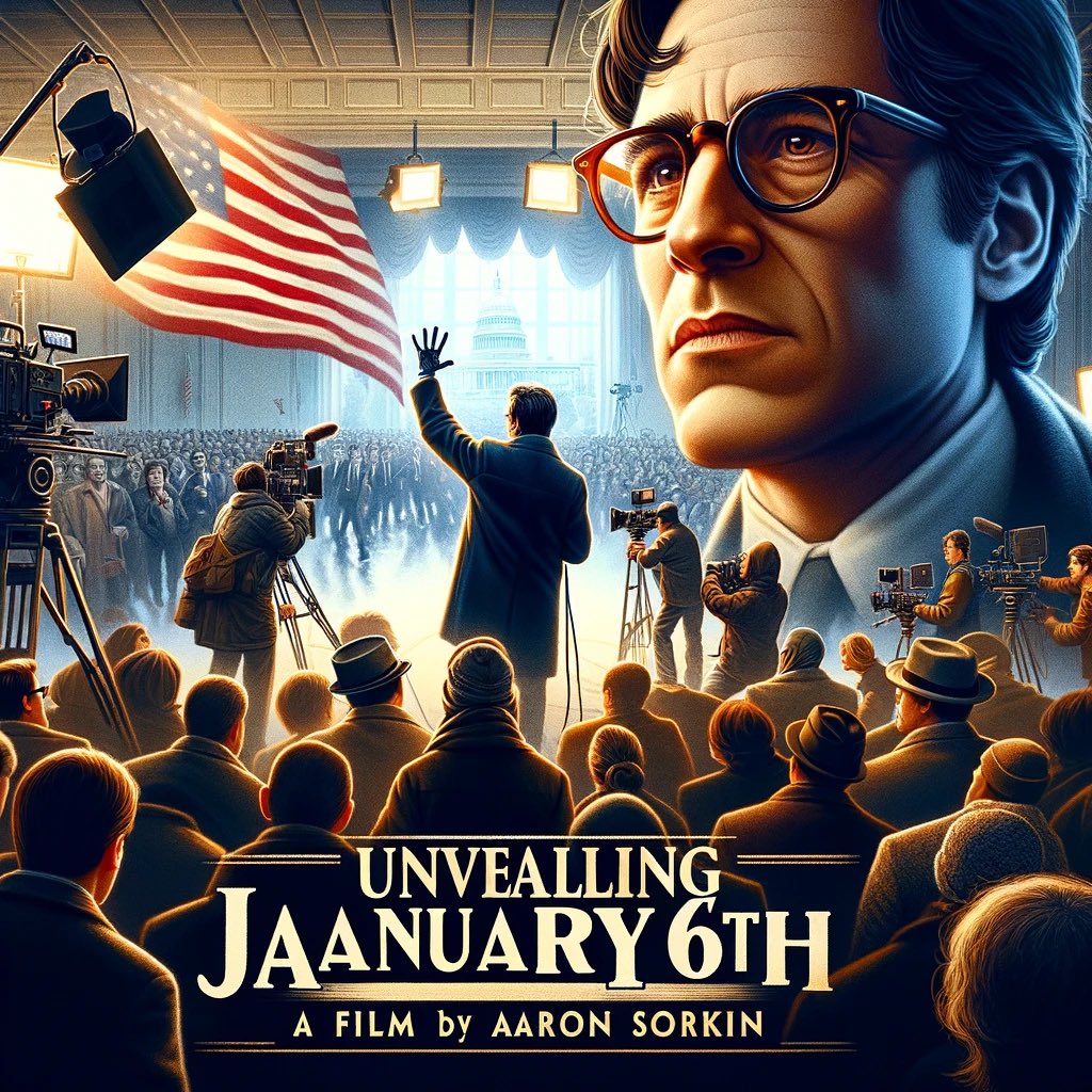 Aaron Sorkin is back, this time tackling the January 6th riot in a new movie. Could this be a sequel to ‘The Social Network’ in spirit? Thoughts on films exploring political realities? #AaronSorkin #January6 #PoliticalMovies #Cinema