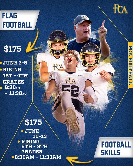 Excited for Flag Football and Skills Camps!!