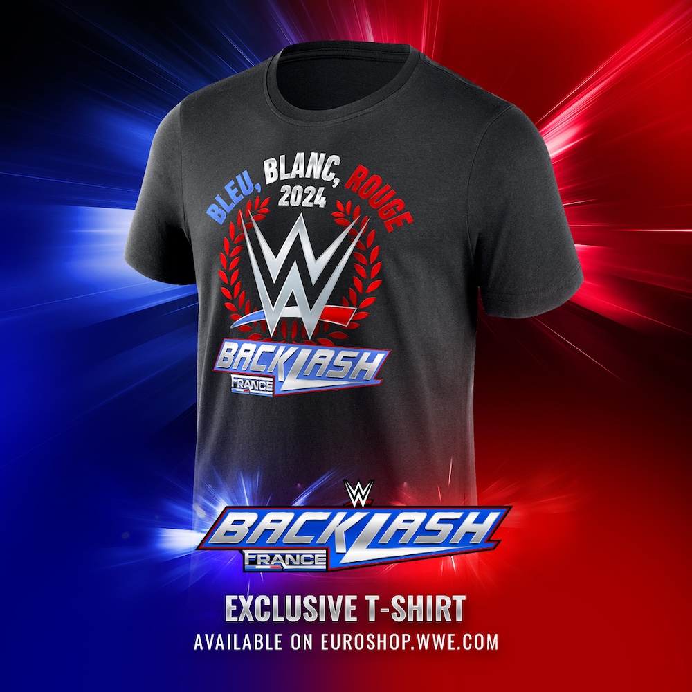 🔵 ⚪️ 🔴 Retrouvez-ce T-Shirt aux couleurs de #WWEBacklash France sur Euroshop ! euroshop.wwe.com/fr/wwe-eurosho…