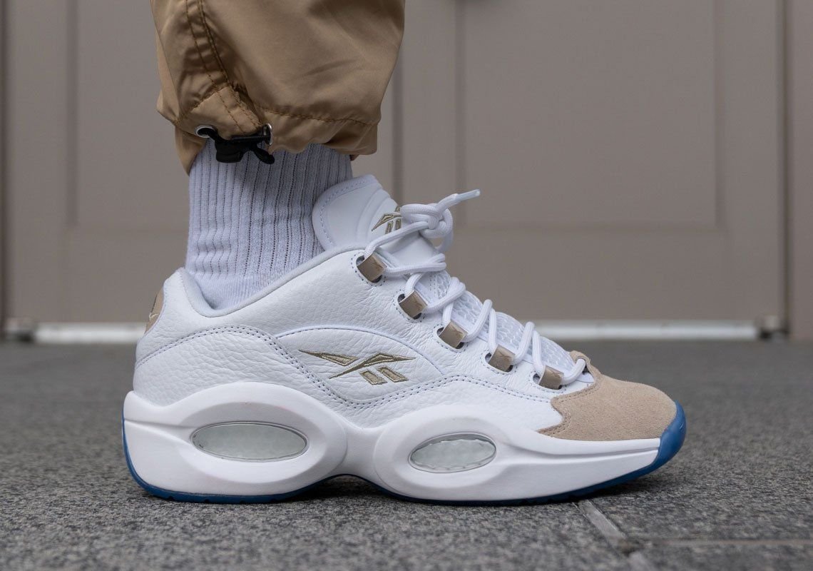 ON SALE $49.99 🚨 Ad: Reebok Question Low 'Oatmeal' howl.me/cl70tWMUbMT