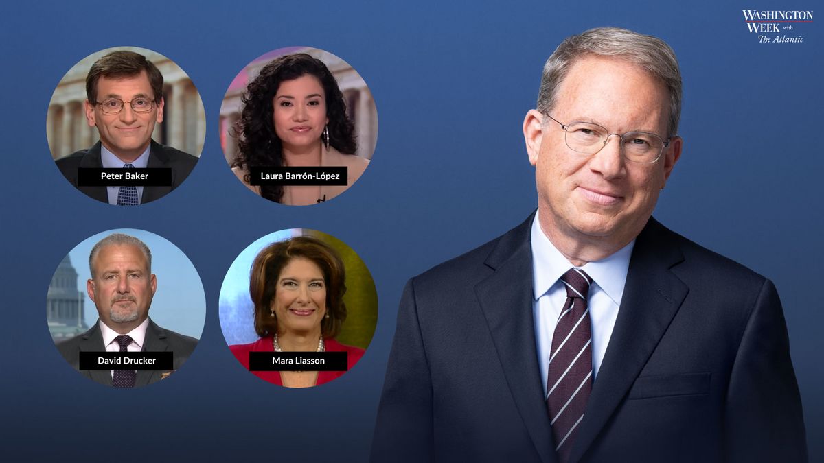 @peterbakernyt, @lbarronlopez, @DavidMDrucker, and @MaraLiasson join @jeffreygoldberg to discuss protests against the war in Gaza, the potential political fallout of Congress’s foreign-aid bill, and more. Tune in to @washingtonweek at 8/7c on @PBS: theatln.tc/McT6kRKc