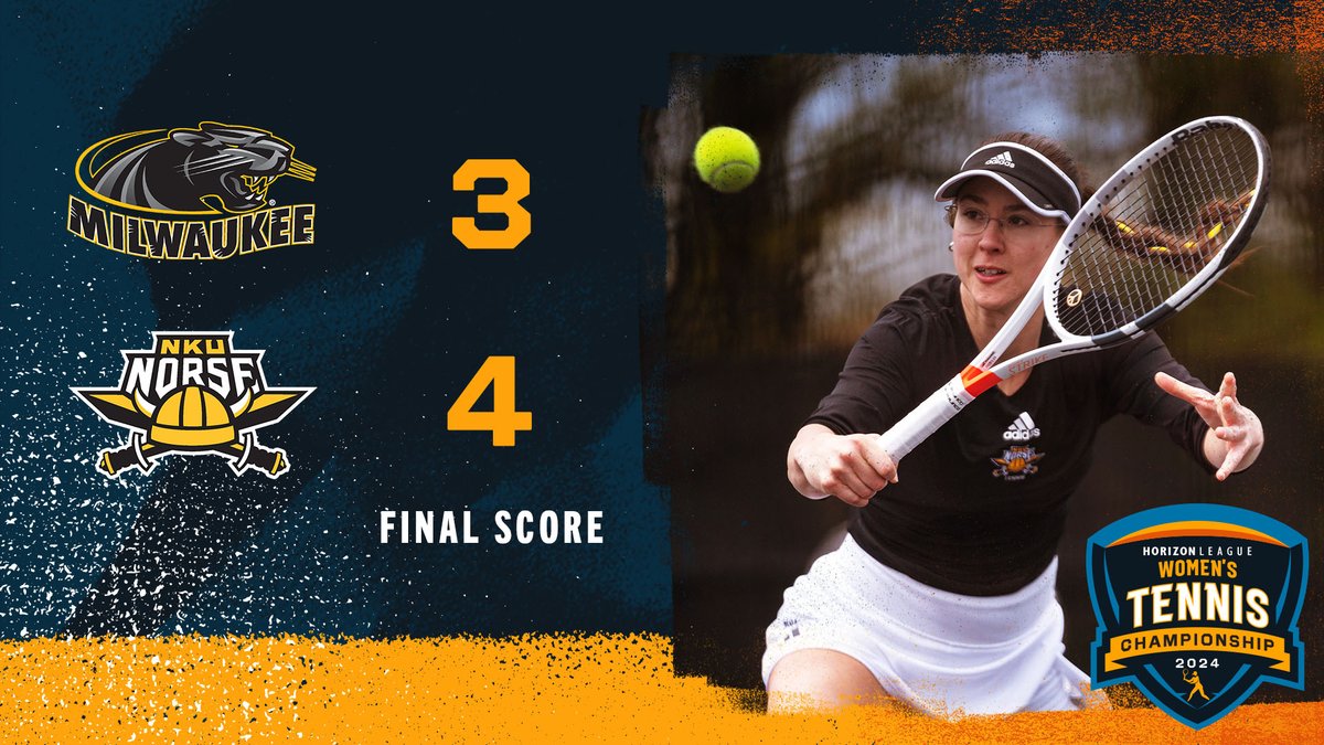 In #HLTennis Women’s Quarterfinal No. 1, @NKUNorseTEN defeats @MKE_Tennis 4-3 for the right to play @CSU_WTennis in the Semifinals tomorrow! #HLTennis🎾 | #OurHorizon🌇