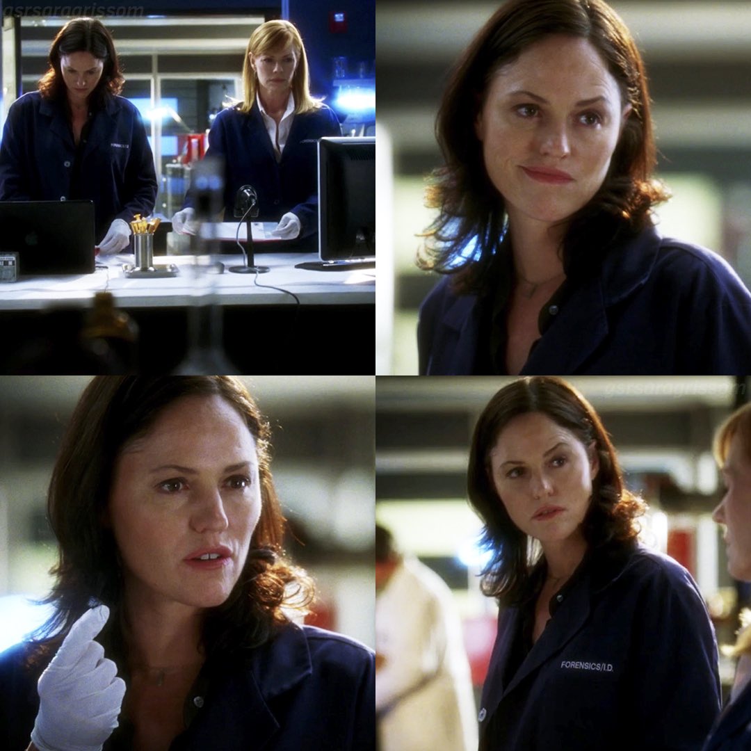 Sara in 12.11 Ms. Willows Regrets..

#csi #csilasvegas #sarasidle #jorjafox #elisabethharnois #catherinewillows #marghelgenberger #teddanson