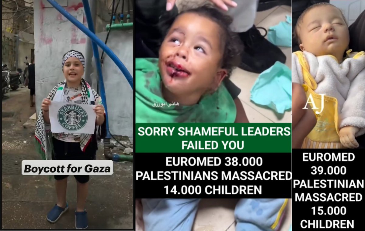 We the people of Conscience,Compassion,and Heart Feel your Pain dear Beautiful children of Gaza..So many have been left Orphaned: never Forget Vote these Shameful Leaders out

EUROMED 40.000 PALESTINIANS MASSACRED