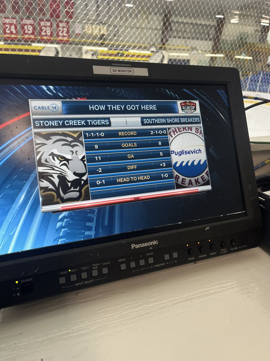 Hamilton’s @cable14 is ready to broadcast tonight’s Allan Cup semi-final between #YourBreakers and @SCTigershockey! Puck drop is slated for 7:30ET/9:00NL - tune in live online: cable14now.com/live-streams/