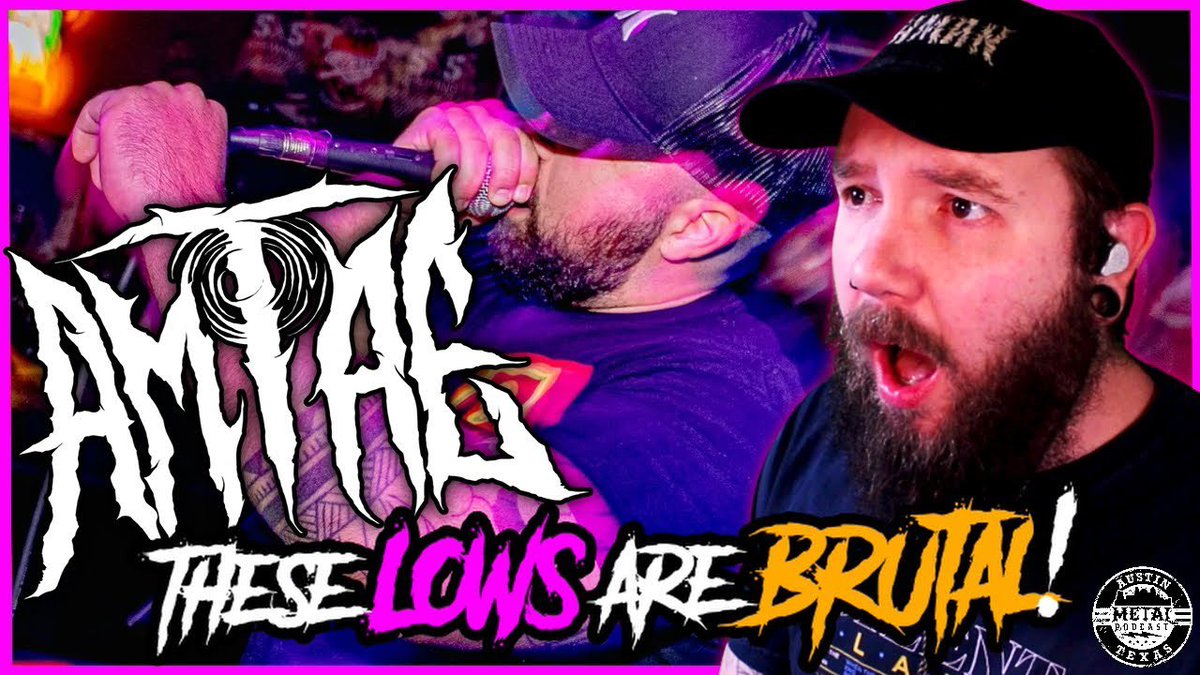 BRUTAL LOWS 👊

Watch <a href="/driftervoyages/">DrifterVoyages</a> listen and react to “OXIDATION” by <a href="/AMTAEband/">AMTAE</a>!

In Partnership with @atxmetalpodcast

Video link is in the replies!