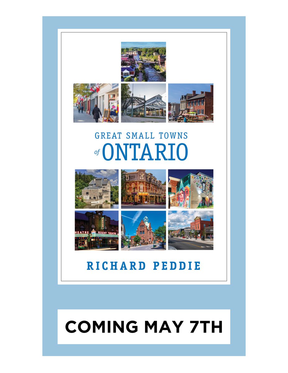 River Bookshop (@river_bookshop) on Twitter photo Preorder “Great Small Towns of Ontario” by bookseller <a href="/RichardAPeddie/">Richard Peddie</a>! Amherstburg is one of the 10 featured towns, but the lessons learned in this book can apply to any small town (and cities too). Foreword by leading Urbanist @penslosa_G
Preorder link:
riverbookshop.com/products/97819… Preorder “Great Small Towns of Ontario” by bookseller <a href="/RichardAPeddie/">Richard Peddie</a>! Amherstburg is one of the 10 featured towns, but the lessons learned in this book can apply to any small town (and cities too). Foreword by leading Urbanist @penslosa_G
Preorder link:
riverbookshop.com/products/97819…