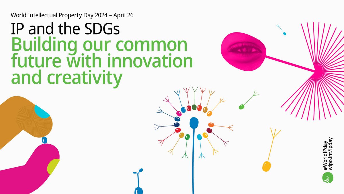 It's #WorldIPDay 💡🌎 Join us and @WIPO in celebrating the innovators driving change for a sustainable future. #IPrights are vital for achieving Sustainable Development Goals (SDGs) and building a better world for all. #SaveTheInventor #PatentsMatter