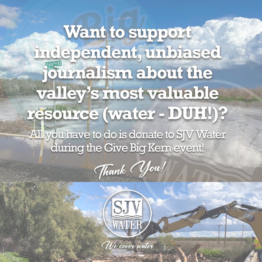Our spring fundraiser with #givebigkern continues! To donate: givebigkern.org/organizations/… 
We thank you for supporting #independentjournalism #nonprofitnews 
#localnewsmatters #sjvwater