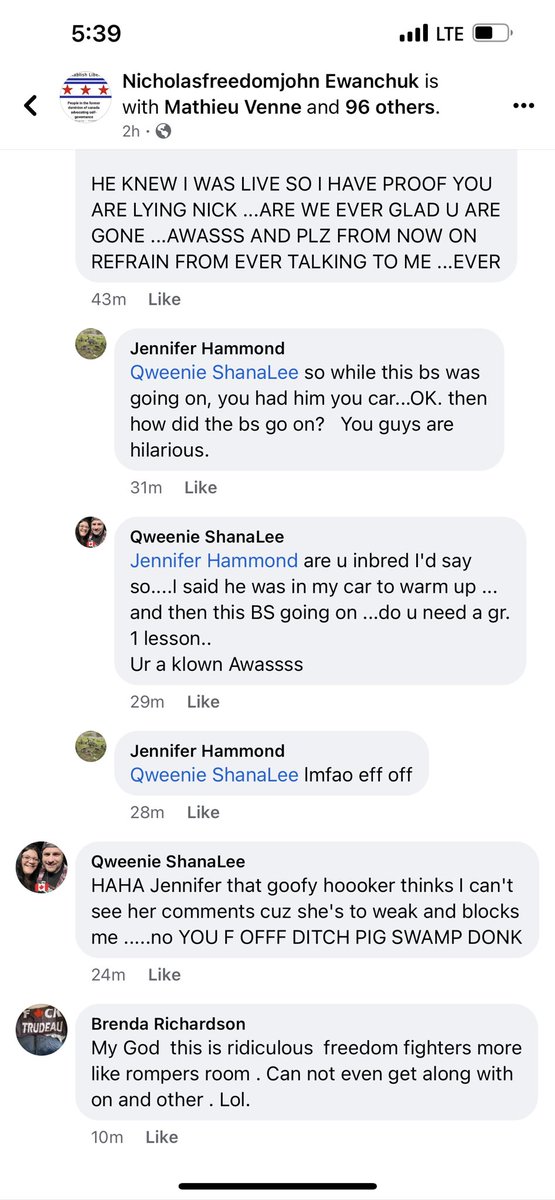 Qweenie pipes in on Nicholas Ewanchuk getting booted from Lacombe highway commune #AxeTheTax #CarbonTaxProtest #convoywatch #FreedomConvoy #FreedomFighter